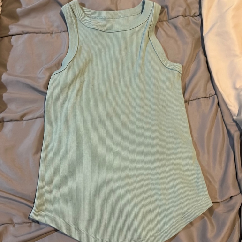 sage green tank